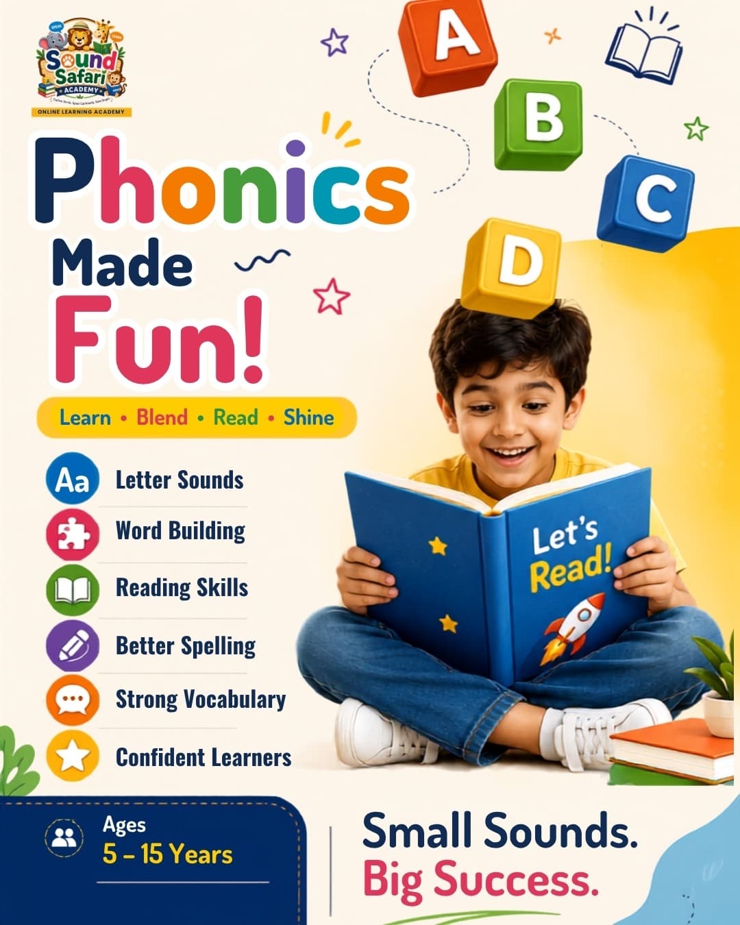 Phonics Made Fun: How Early Reading Skills Build Confident Learners