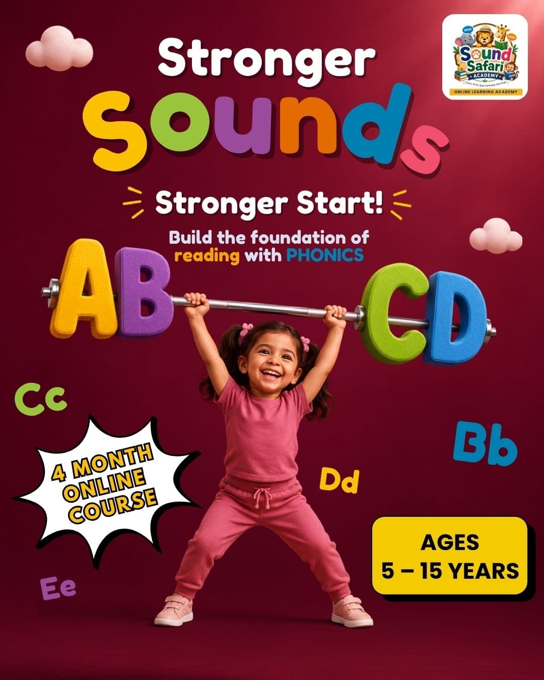 Build Strong Reading Skills with a Fun 4-Month Online Phonics Course for Kids