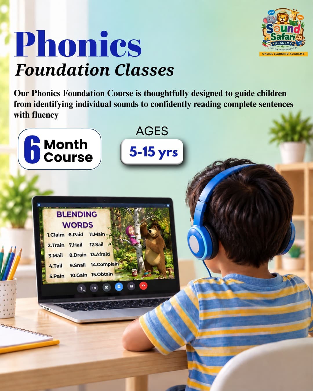 Phonics Foundation Class: A 6-Month Online Phonics Course for Children Aged 5–15